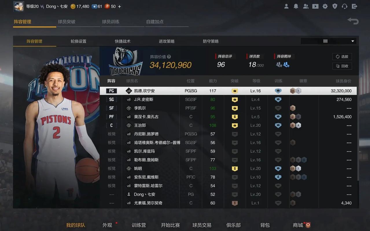 nba2kol2球员突破概率表