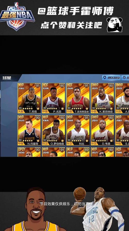 最强nba点券球星梯队