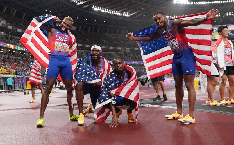 伦敦奥运会男子4x400米决赛成绩