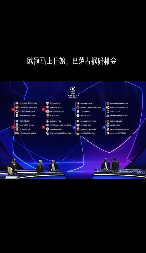 欧冠小组赛什么时候抽签结果