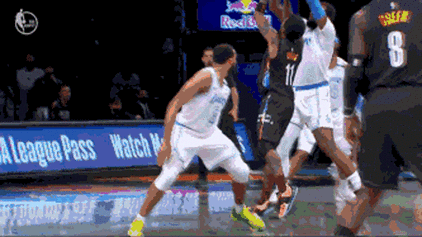 j博士欧文单手拉杆gif