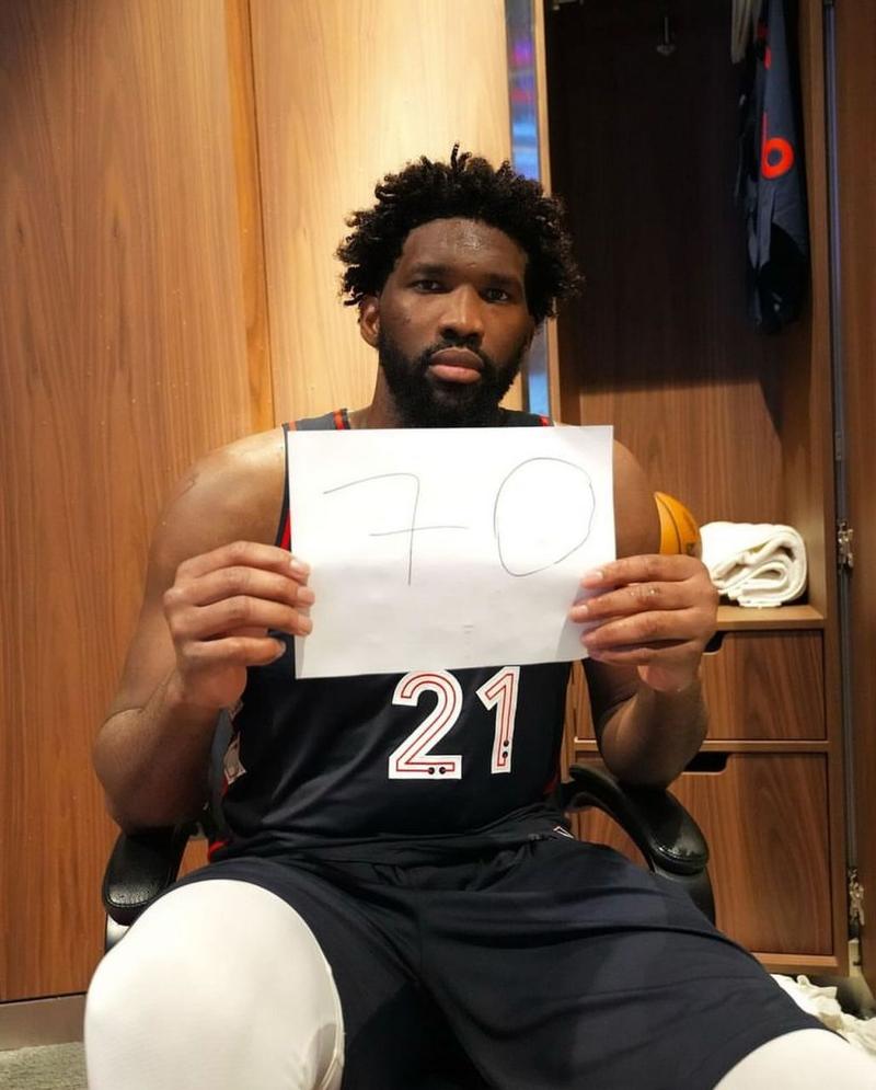 恩比德2021赛季数据