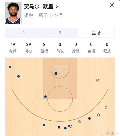 掘金vs开拓者全局数据